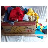 HUGE Lot of Sewing Supplies and Accessories Including Necchi Supernova Parts, Singer Needles, Scissors, and Fabrics