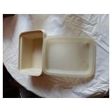 Mixed Kitchenware Items including Plastic Containers, Can Opener, and Dish Rack