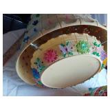 Colorful Beaded Hanging Lampshades with Desk Lamp