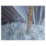 Lot of 12  Glass Goblets with Pedestal Base