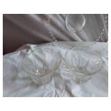 Glassware and Measuring Cups Set including MG Japan Measuring Cups, Crystal Clear Bowls, and Plates