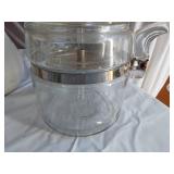 Vintage Kitchenware including Trendsetters Stoneware, Pyrex Coffee Pot, and Ceramic Pitcher
