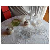 Assorted Vintage Glassware and Stoneware