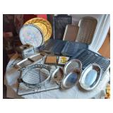 Lot of Kitchen Trays and Accessories