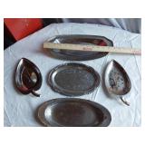 Lot of Kitchen Trays and Accessories