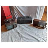 Bentley Portable TV, Symphonic VCR, and Cosmo Radio