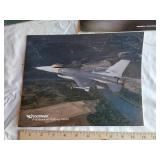 Lot of F-16 Fighter Jet Memorabilia and Collectibles including Posters and Stickers
