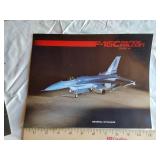 Lot of F-16 Fighter Jet Memorabilia and Collectibles including Posters and Stickers