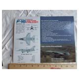 Lot of F-16 Fighter Jet Memorabilia and Collectibles including Posters and Stickers