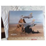 Lot of F-16 Fighter Jet Memorabilia and Collectibles including Posters and Stickers