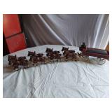 Cast Iron Horse Drawn Wagon
