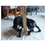 Lot of 4  Bull Figurines