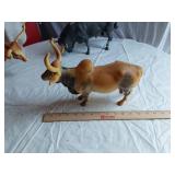 Lot of 4  Bull Figurines