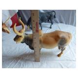 Lot of 4  Bull Figurines