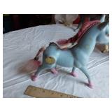 Vintage Horses Figures and Decor - some with damage