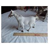 Vintage Horses Figures and Decor - some with damage