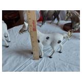 Vintage Horses Figures and Decor - some with damage