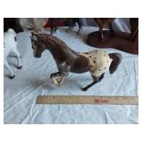 Vintage Horses Figures and Decor - some with damage