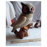Owls and Eagle Figurine Collection