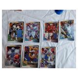 Checker Game, Toy Train, and Sports Cards