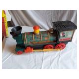 Checker Game, Toy Train, and Sports Cards