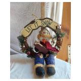 Christmas Decorations and Tableware Collection including Plates, Figurines, and Glassware