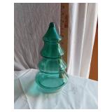 Christmas Decorations and Tableware Collection including Plates, Figurines, and Glassware