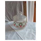 Christmas Decorations and Tableware Collection including Plates, Figurines, and Glassware