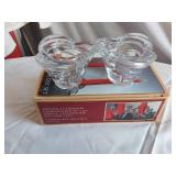 Christmas Decorations and Tableware Collection including Plates, Figurines, and Glassware