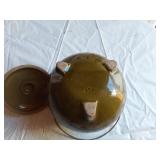 Ceramic Pot with Lid and Handles