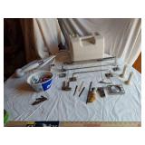 Various Household and Personal Items Including OneTouch Ultra Glucose Meter, Tools, and Accessories