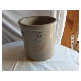 Red Wing Union Stoneware 3 Gallon Crock - Chip