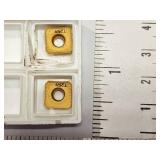 Tool and Seco Inserts