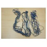 Leather Strips (Blue)