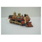 Vintage Lithographed Battery-Operated Toy Train "Fancy Train"