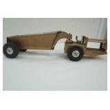Vintage Structo Bottom Dump Earth Mover Toy. 1950s