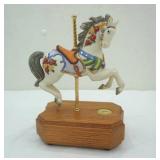 Collectible Carousel Horse Music Box