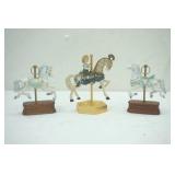 Carousel Horse Figurines