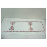 Table Runner Cross-Stitch (started) 21"x104"