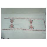 Table Runner Cross-Stitch (started) 21"x104"