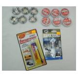 Pipe Seal Tape (6ct) , Mechanics Wire (6ct) & DAP Thread Locker (1ct), Contact Cement (1ct) NEW