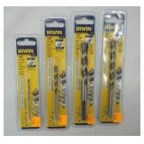 IRWIN Drill Bits NEW (4ct variety)