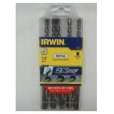 NEW IRWIN 5 Piece 1/4" Drill Bits NEW