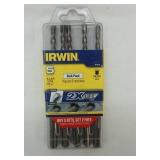NEW IRWIN 5 Piece 1/4" Drill Bits NEW