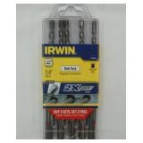 NEW IRWIN 5 Piece 1/4" Drill Bits NEW