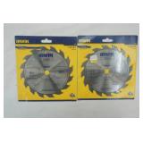 NEW IRWIN 7-1/4" / 16T Circular Saw Blades (2ct in package)