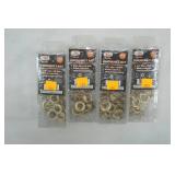 NEW (4ct) Grommet Kits w/40 pair each. 3/8" size 10mm