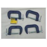 IRWIN C-Clamps (4ct) 2-1/2" NEW