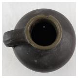Antique Brown Stoneware Jug with Handle 