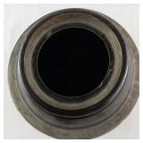 Vintage Stoneware Crock with Dark Glazed Rim